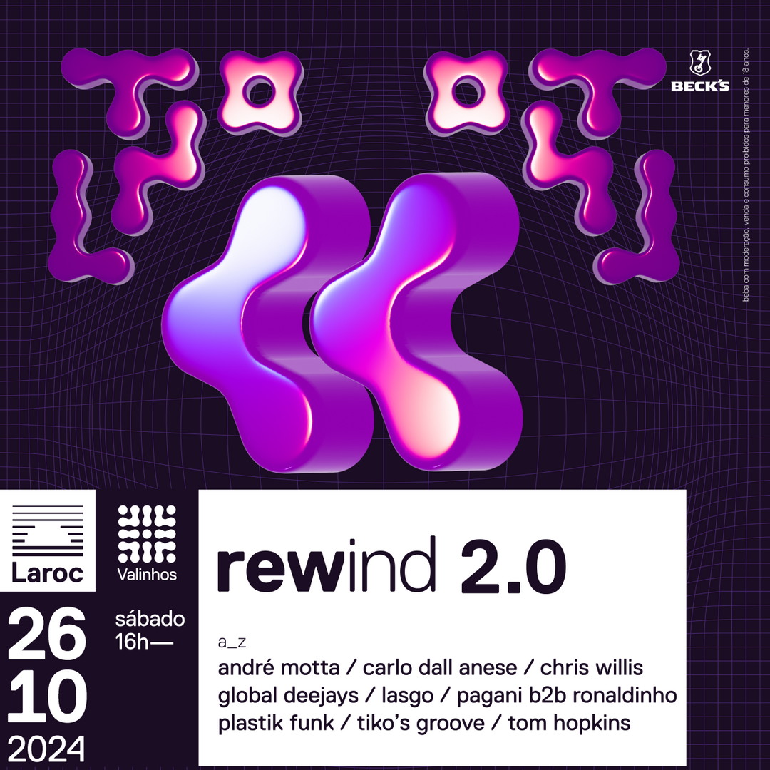 REWIND 2.0 / sábado 26/10, 16h Laroc